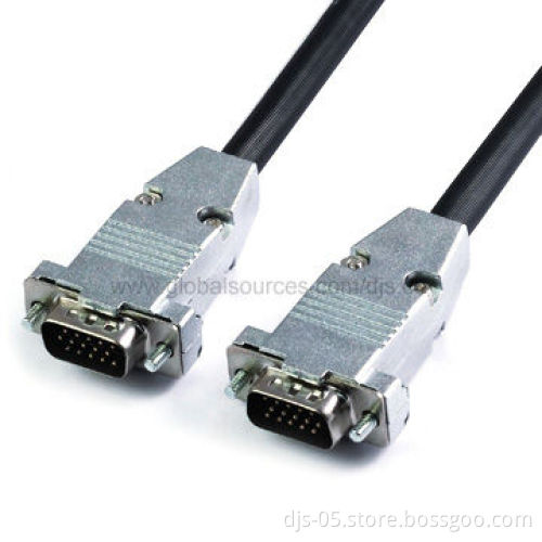 VGA Cable, HD15 M to M Cable with RoHS Compliant, High Performance, Supports 1080P